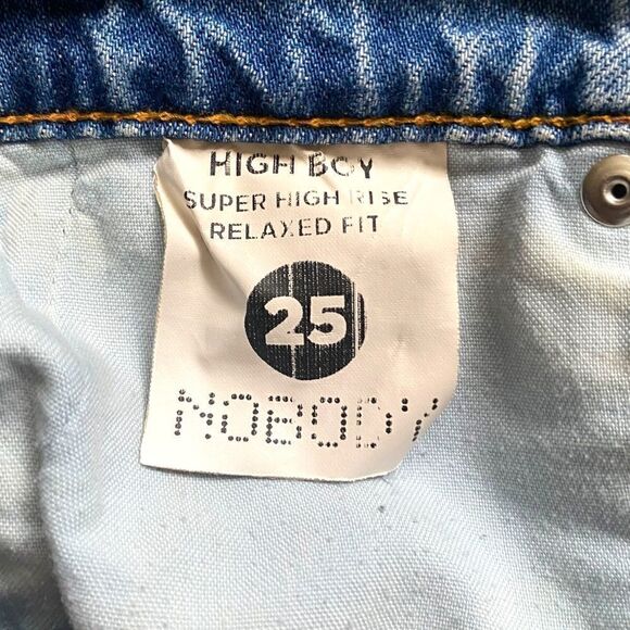 Nobody | EUC Women’s High Boy Super High Rise Denim Shorts Size 25 - Picture 5 of 5